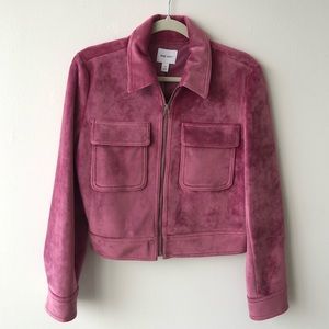Nine West Pink Velvet Jacket